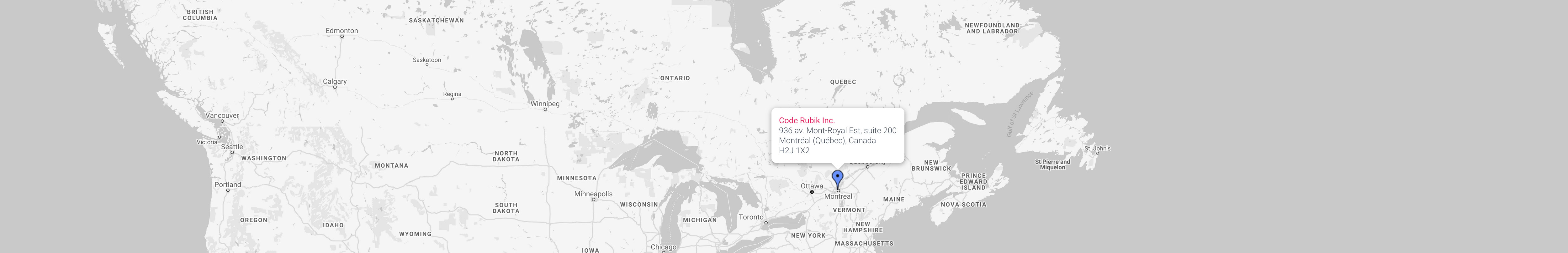 Office location on map